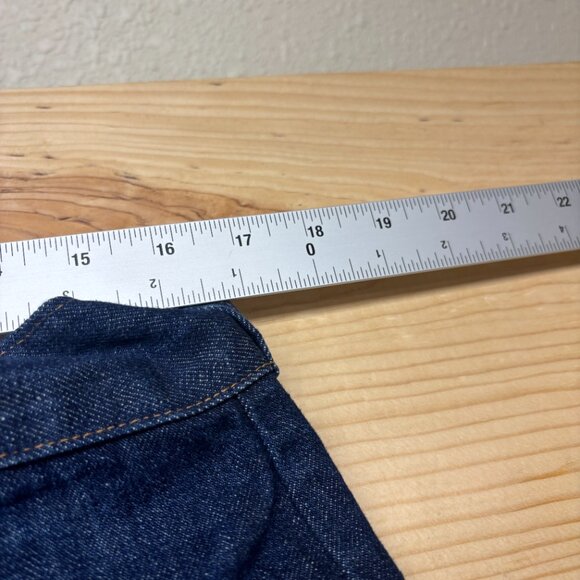 Vintage Orvis Jeans Mens 34x30 Blue Denim Upland Hunting Fishing Talon Zipper - Picture 5 of 10